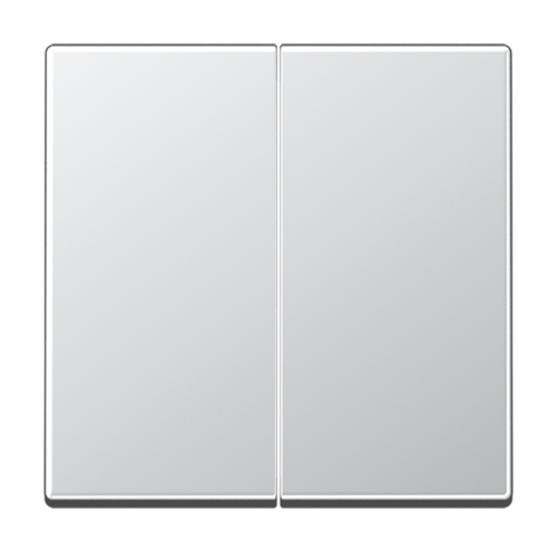 Клавиша двойная JUNG А-СЕРИЯ, алюминий