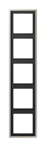 Рамка 5 постов JUNG LS METAL, стальной