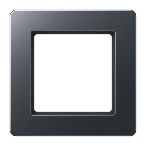 Рамка 1 пост JUNG AFLOW, антрацит матовый