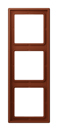 Рамка 3 поста JUNG LS 990, terre sienne brûlée 59