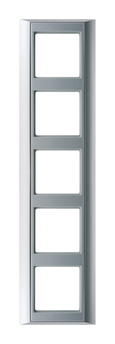 Рамка 5 постов JUNG A PLUS, алюминий