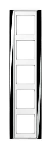 Рамка 5 постов JUNG A PLUS, хром