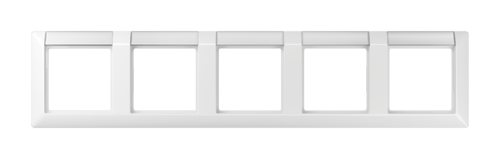 Рамка 5 постов JUNG AS 500, горизонтальная, белый