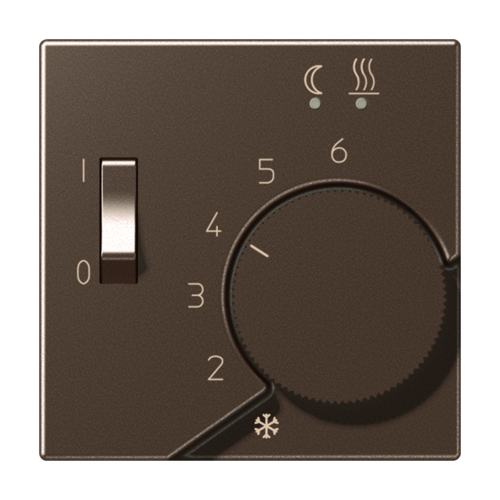 Накладка на термостат JUNG А-СЕРИЯ, мокко