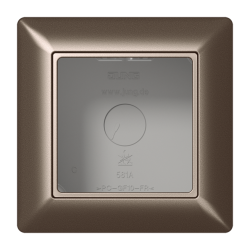 Коробка для накладного монтажа 1-кратная; мокко