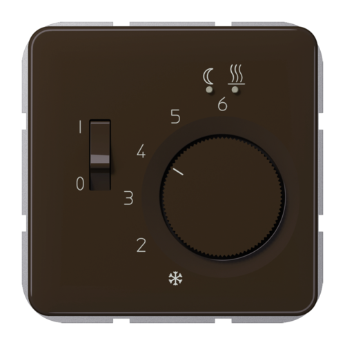 JUNG CD 500/CD plus Коричневый Регулятор теплого пола, 10(4)А