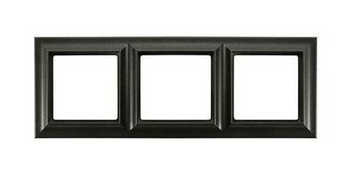 Рамка 3 поста Jung ECO PROFI, черный матовый, EPS483SWM