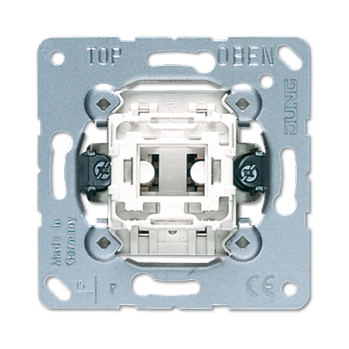 JUNG EcoProfi Белый Переключатель 1-клавишный с подсветкой (в сборе, без рамки)