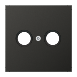 Накладка на розетку телевизионную JUNG LS METAL, антрацит