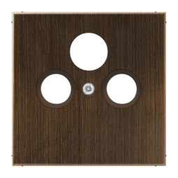 Накладка на розетку телевизионную JUNG LS METAL, античная латунь