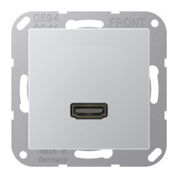 Розетка HDMI JUNG A 500, алюминий