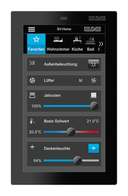 JUNG Smart Control 5, чёрный