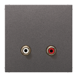 JUNG Накладка для розетки 2x Cinch Audio (RCA)