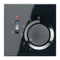 Накладка на терморегулятор Jung LS 990, черный, LSTR231PLSW
